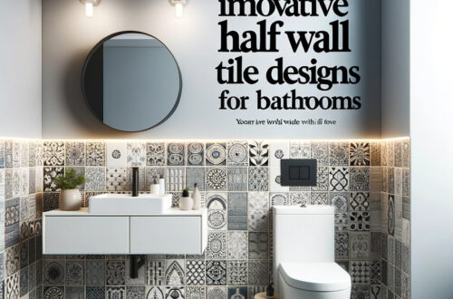17 Creative Ideas for Bathroom Half Wall Tile